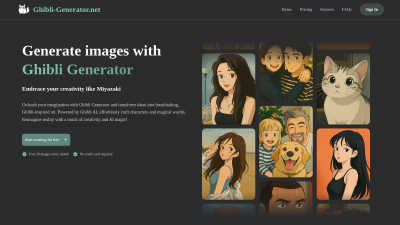 Ghibli Generator - AI tool for Content Creation