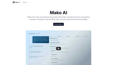 Mako AI - AI tool for AI Assistants
