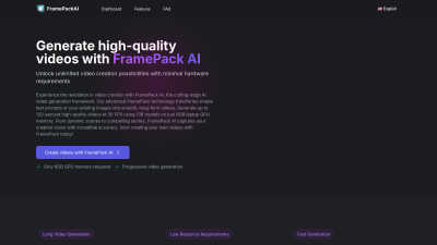 FramePack AI - AI tool for Design Tools