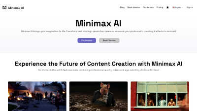 Minimax AI - AI tool for Image & Photo