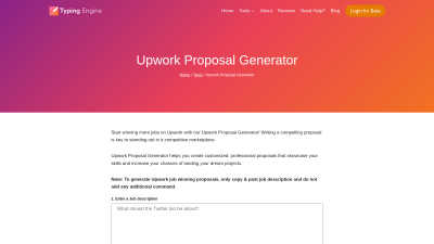 Upwork Proposal Generator - AI tool for Career & Jobs