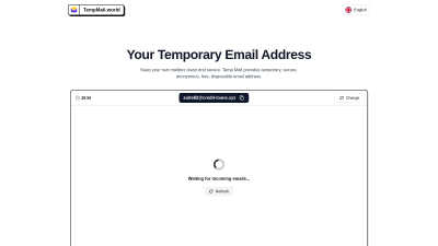 Tempmail.world - AI tool for Marketing