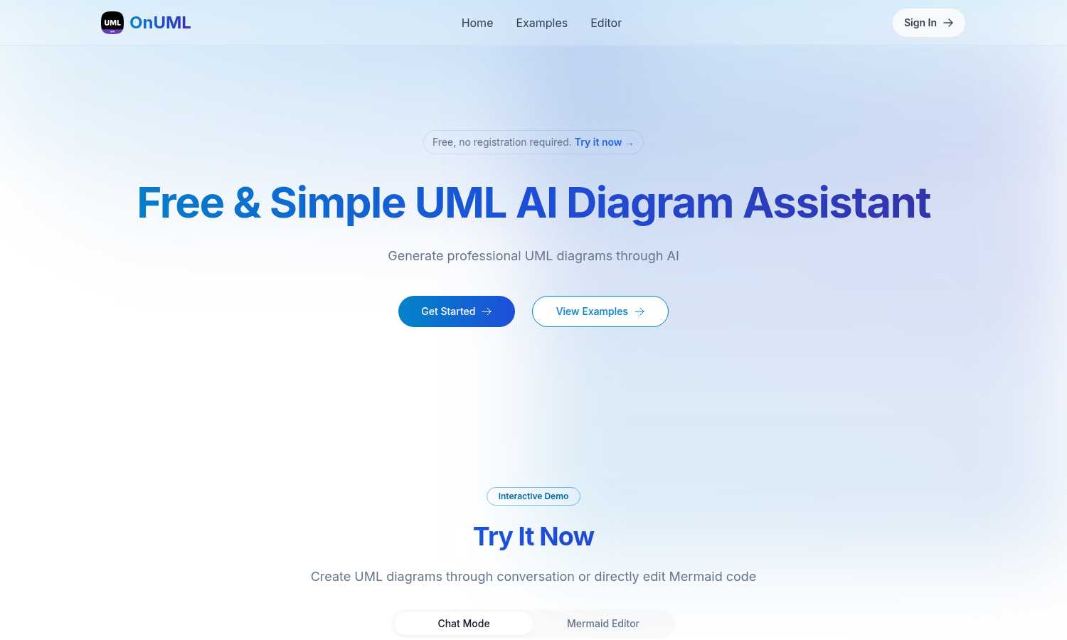 OnUML application interface and features