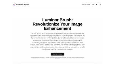 Luminar Brush - AI tool for Generative Art