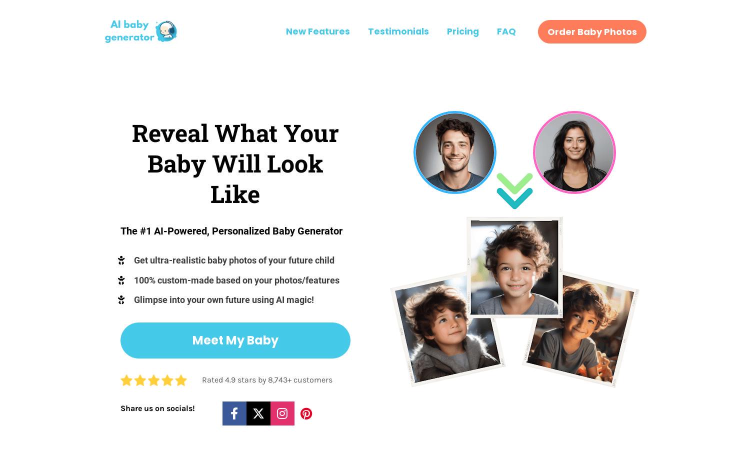 AI Baby Generator Website