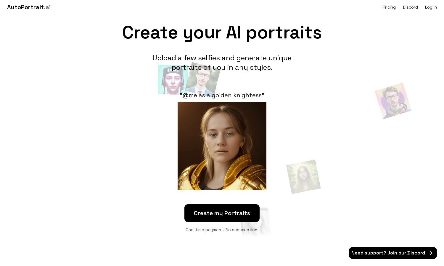 AutoPortrait Website