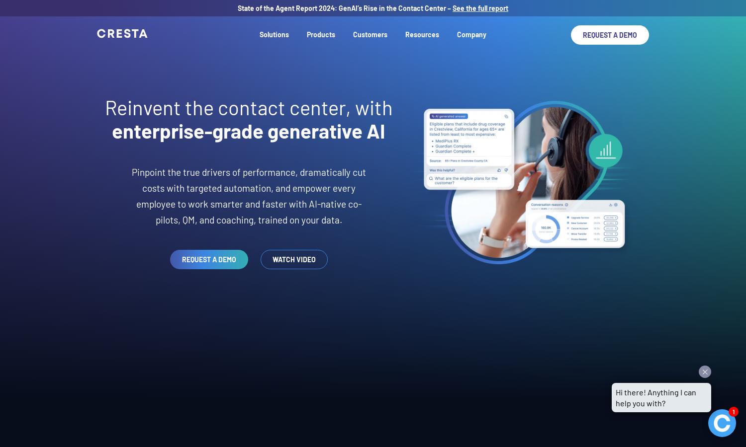 Cresta AI Website