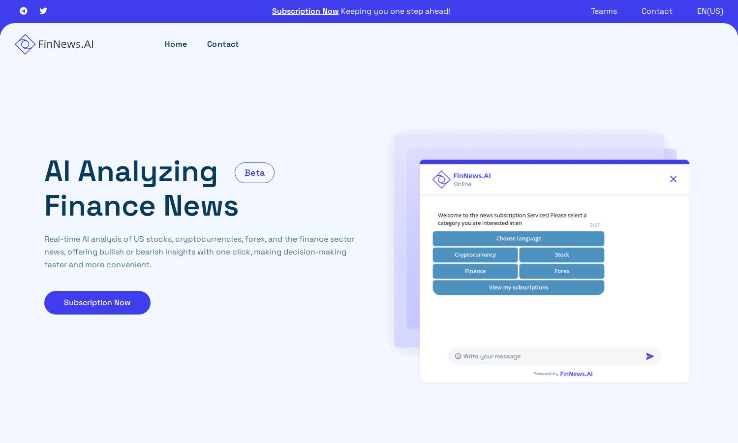 FinNews.AI Website