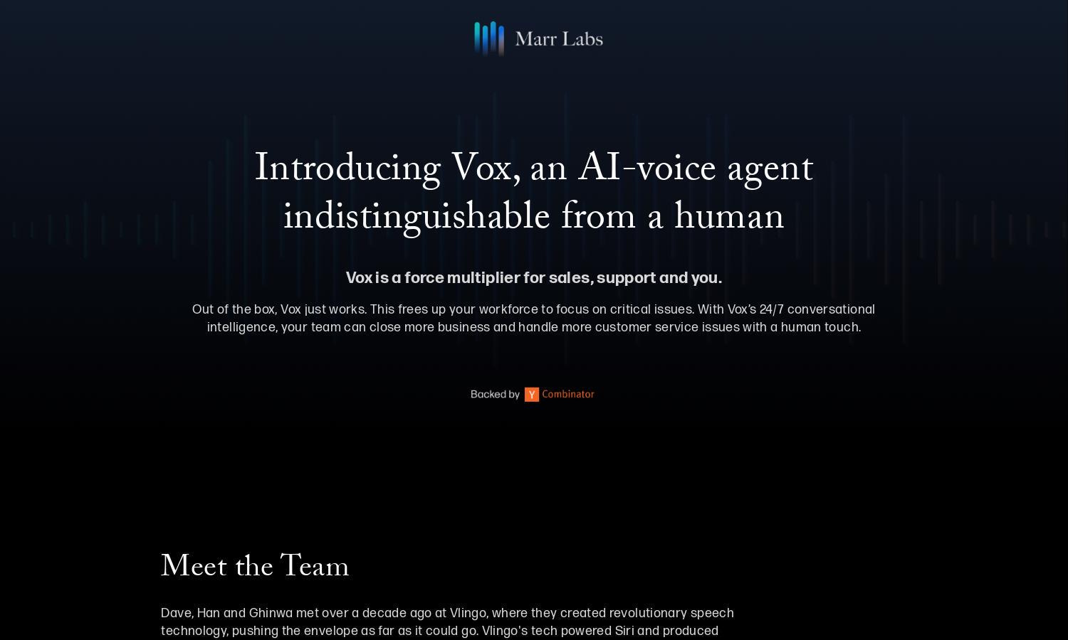 Marr Labs Website