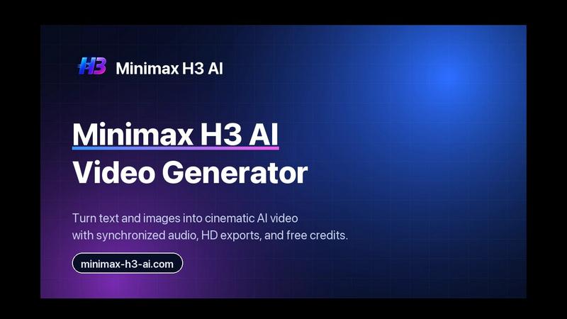 Minimax H3 application interface and features