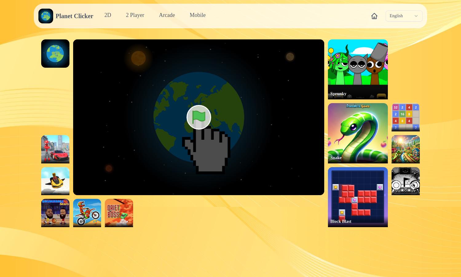 Planet Clicker Website