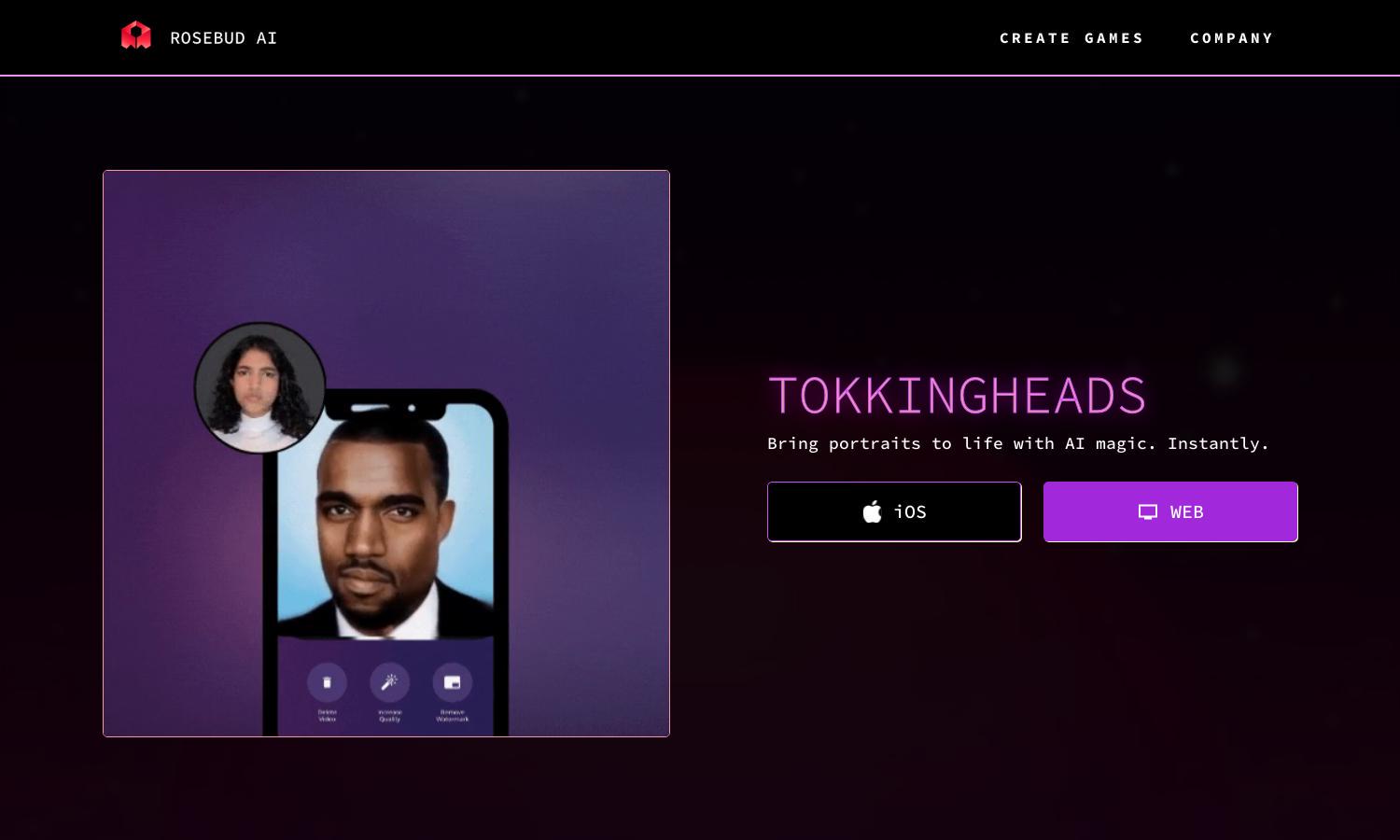 TokkingHeads Website