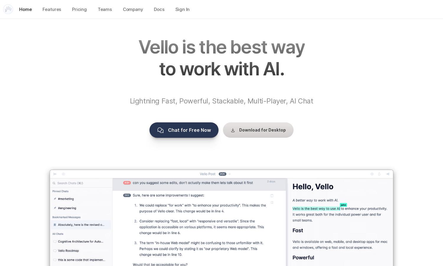 Vello Website