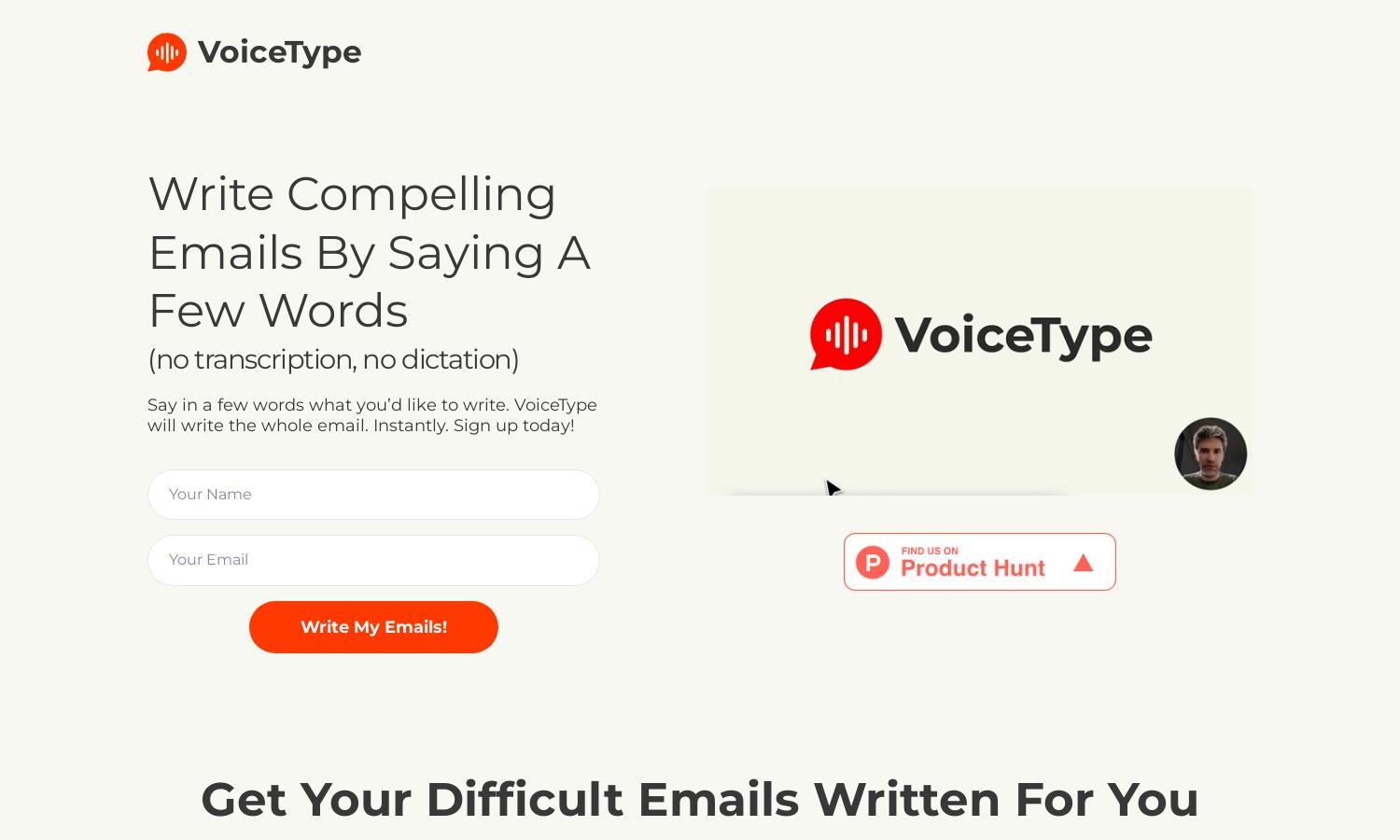 VoiceType Website